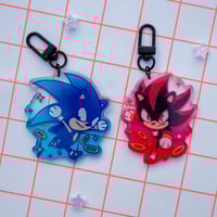 Image 1 of Sonic and Shadow Charms