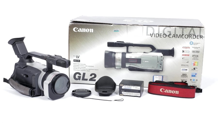 Image of Canon GL2 Mini DV digital video camera + charger + battery + box TESTED #0651