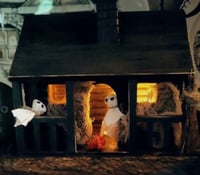 Lighted Haunted House