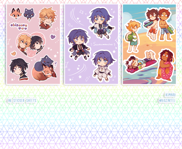 Image of Misc sticker sheets