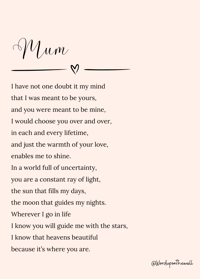 Mum my guiding light in heaven 