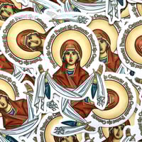 Protect the Outcasts Theotokos Sticker