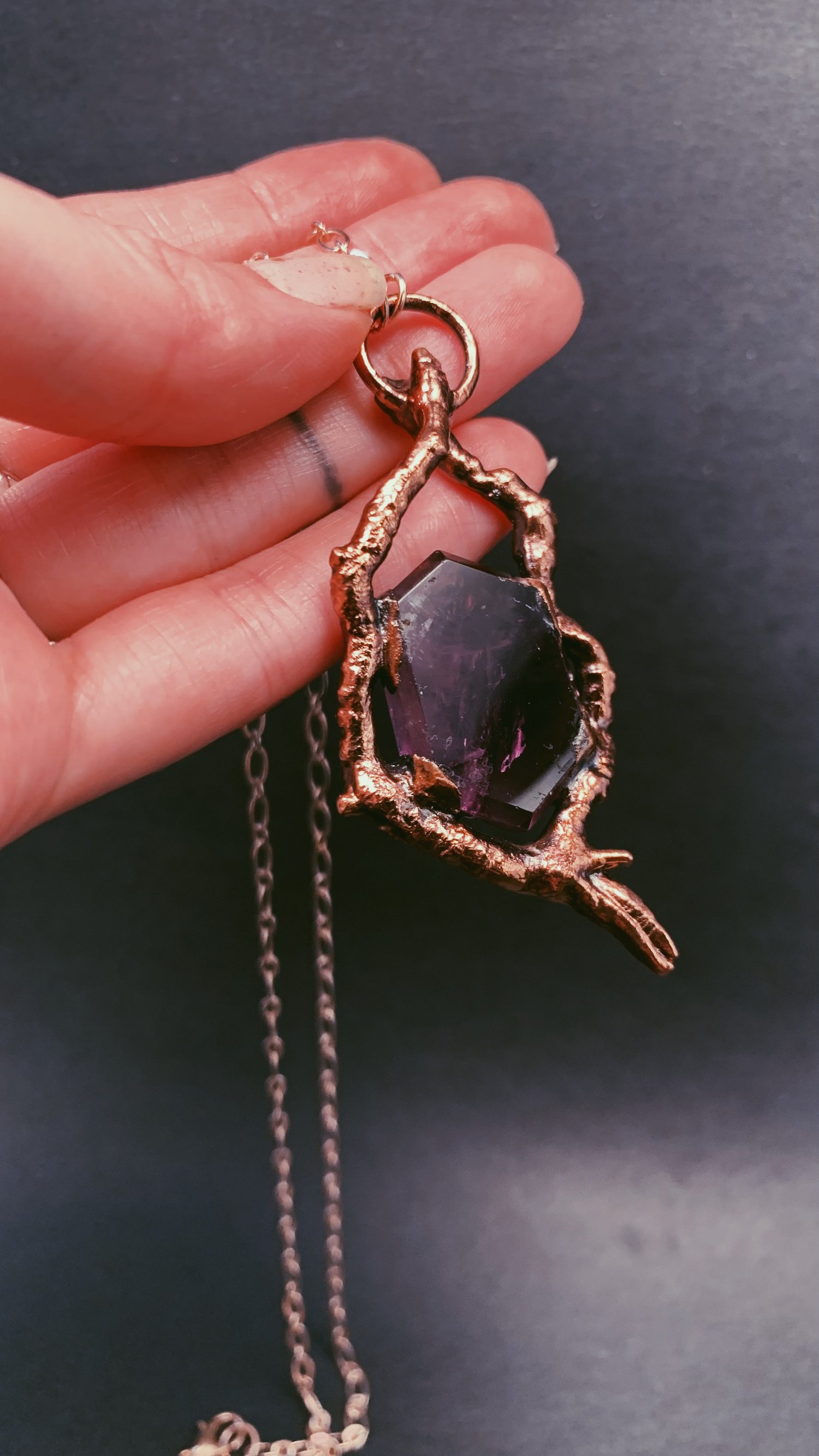 Image of Amethyst & Tree Roots