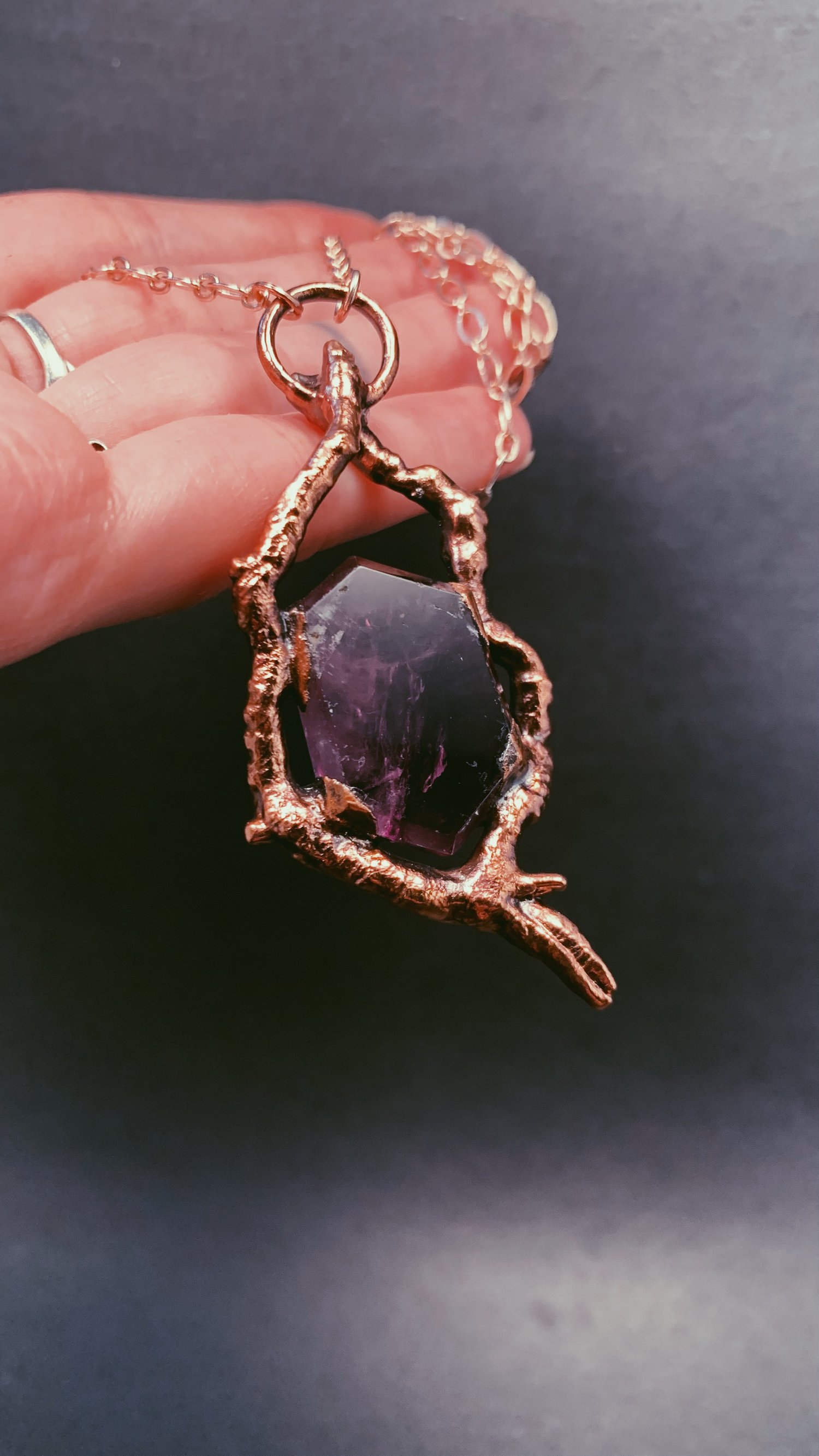 Image of Amethyst & Tree Roots