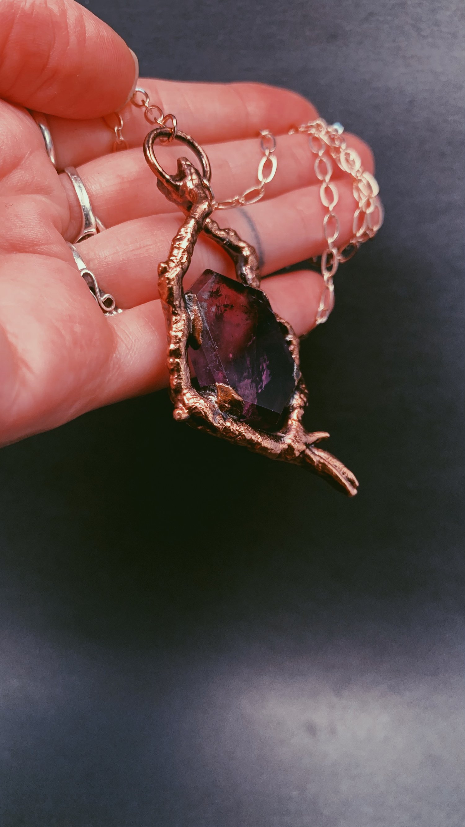 Image of Amethyst & Tree Roots