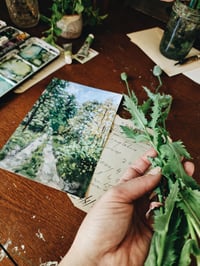Image 1 of Monet's Woods -Original Acrylic Painting 