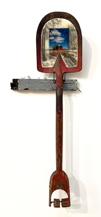 Image 1 of  The Barn Stands for now- Liz Barick Fall