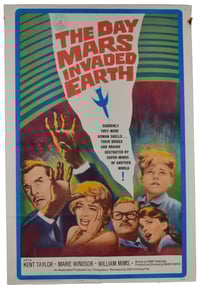 Image 1 of The Day Mars Invaded Earth ORIGINAL theatrical one-sheet (27"x41")