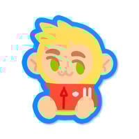 Image 1 of Better Man Robbie Williams Monkey Sticker