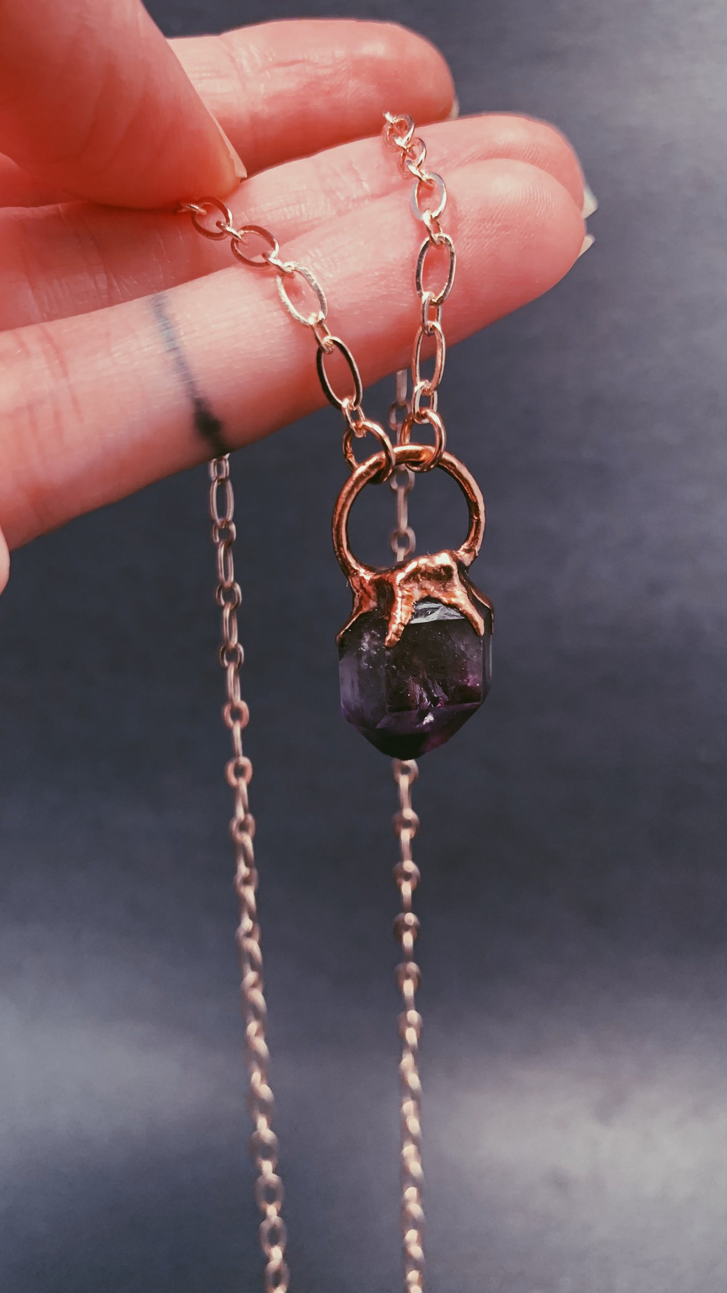 Image of Amethyst Copper Point