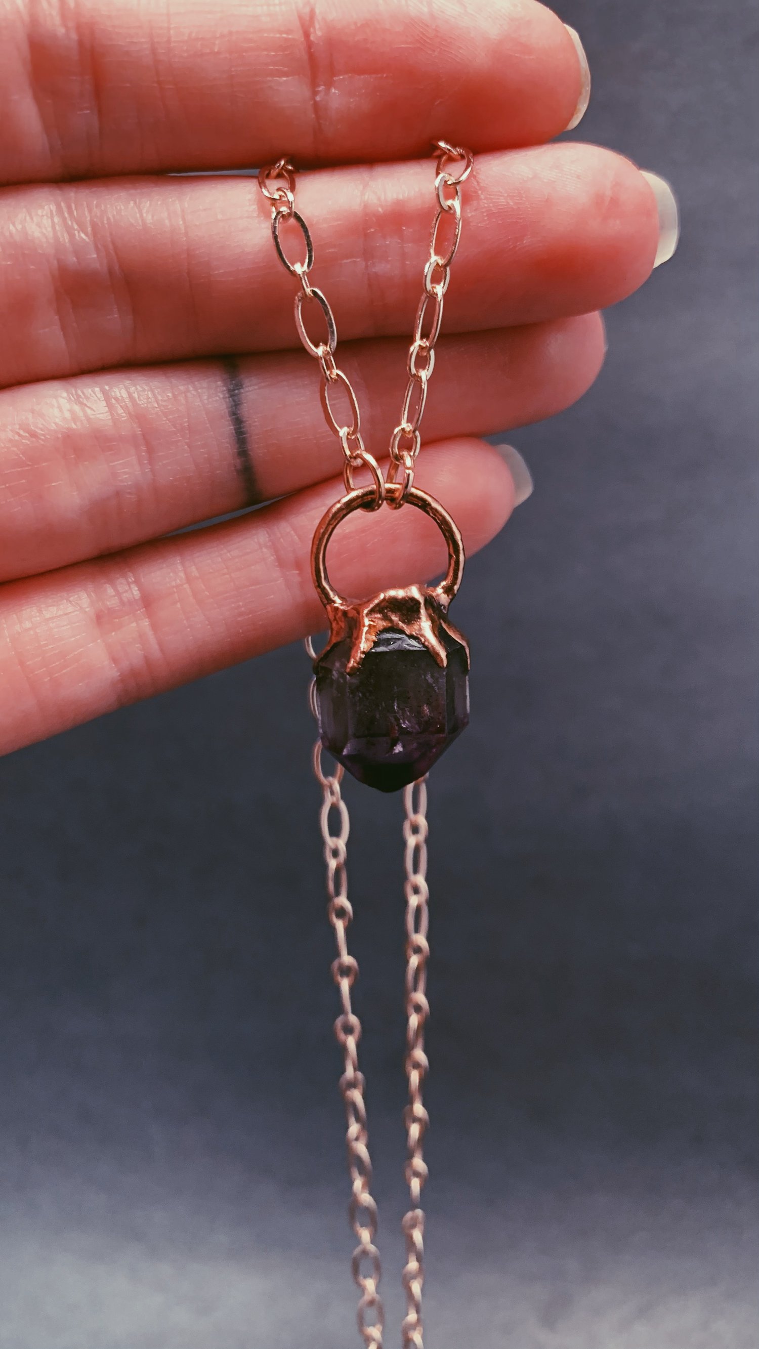 Image of Amethyst Copper Point