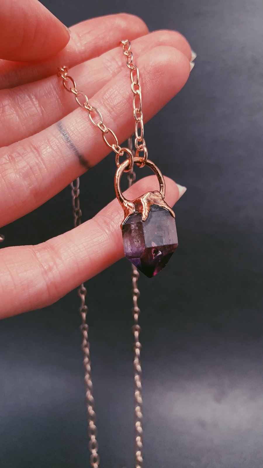Image of Amethyst Copper Point