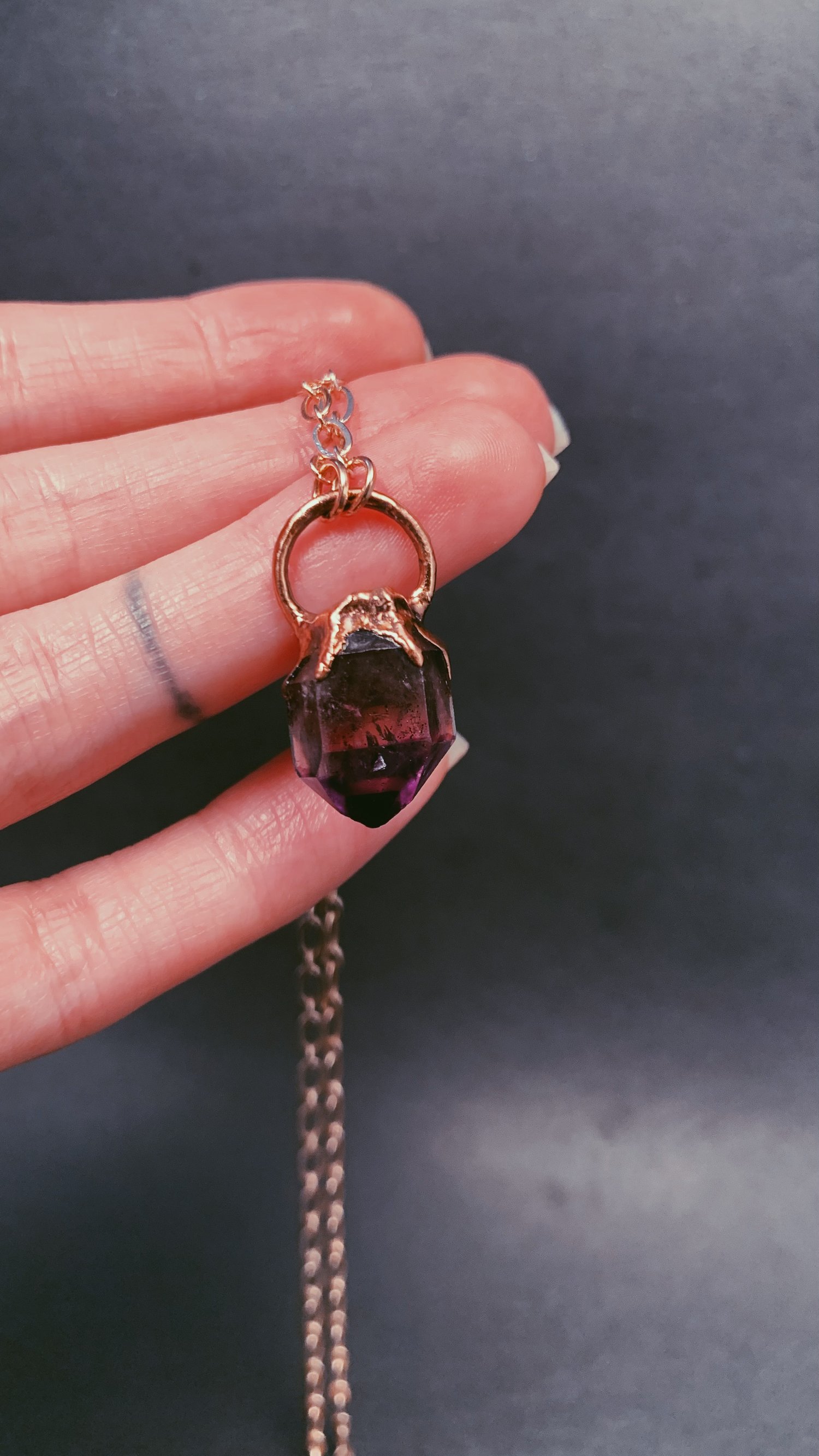 Image of Amethyst Copper Point