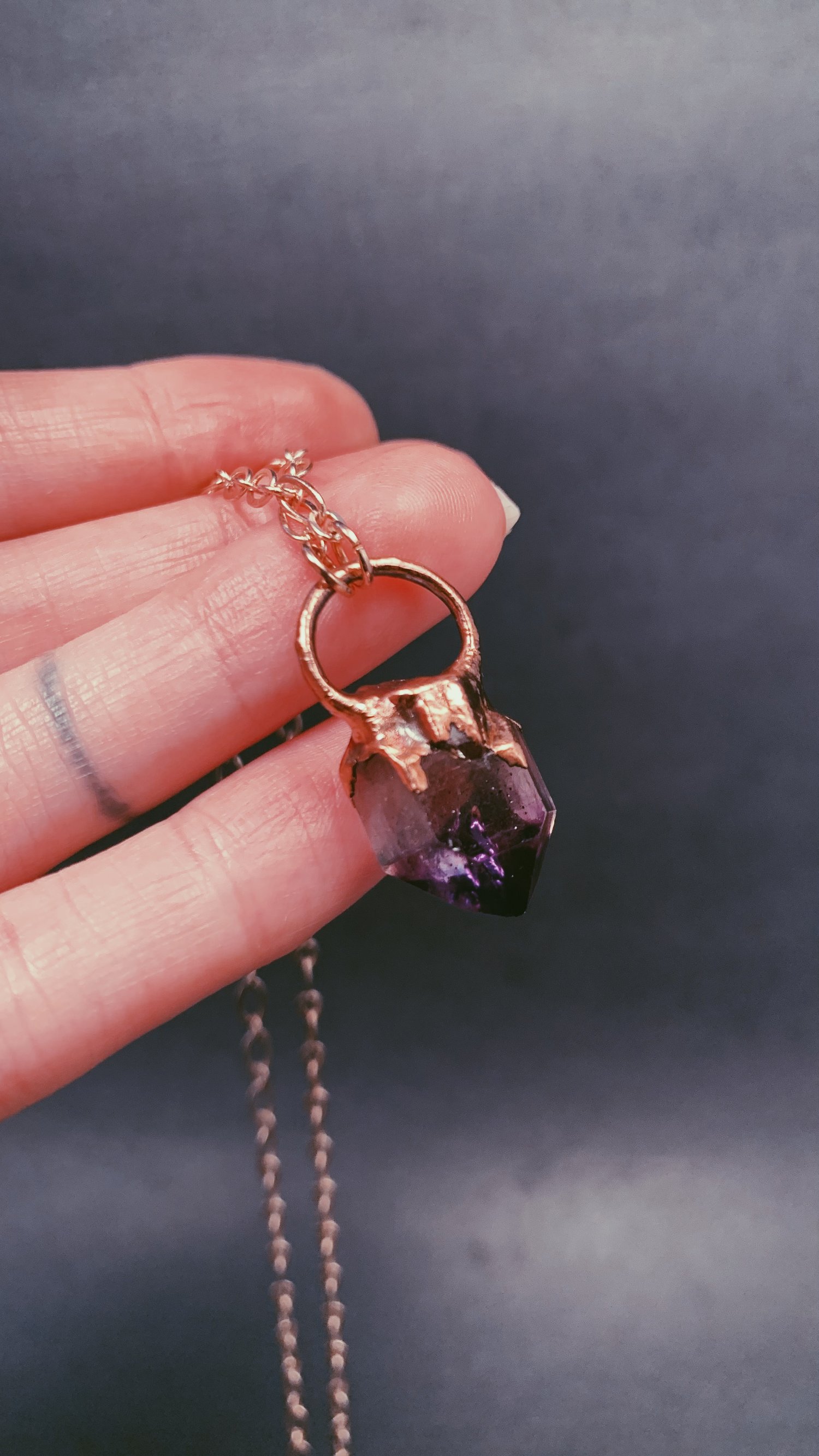 Image of Amethyst Copper Point