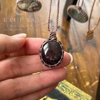Star Garnet pendant 