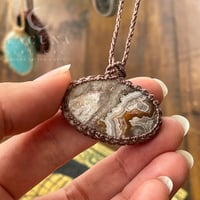 Crazy Lace Agate pendant 