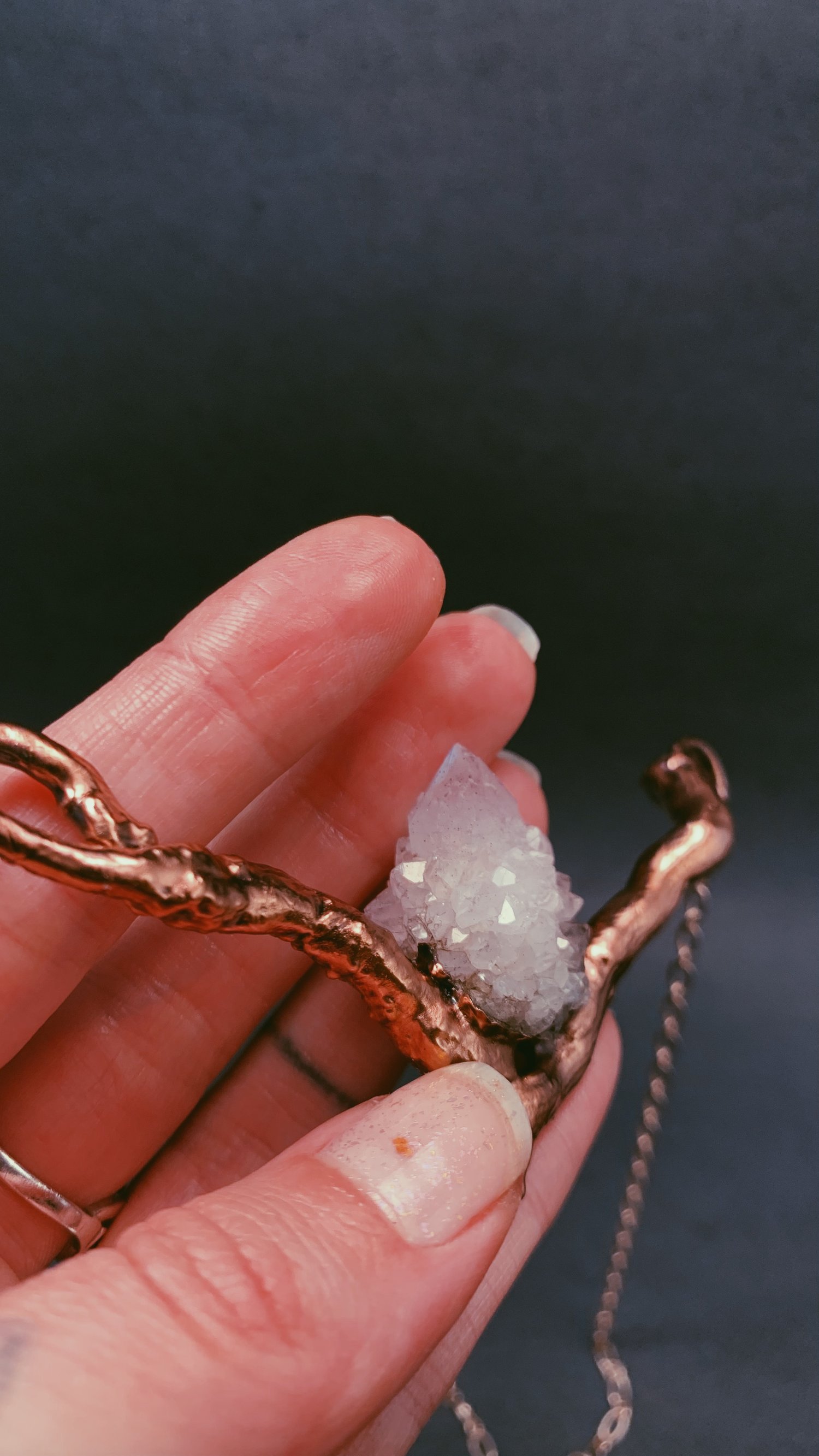 Image of Spirit Amethyst & Tree Root