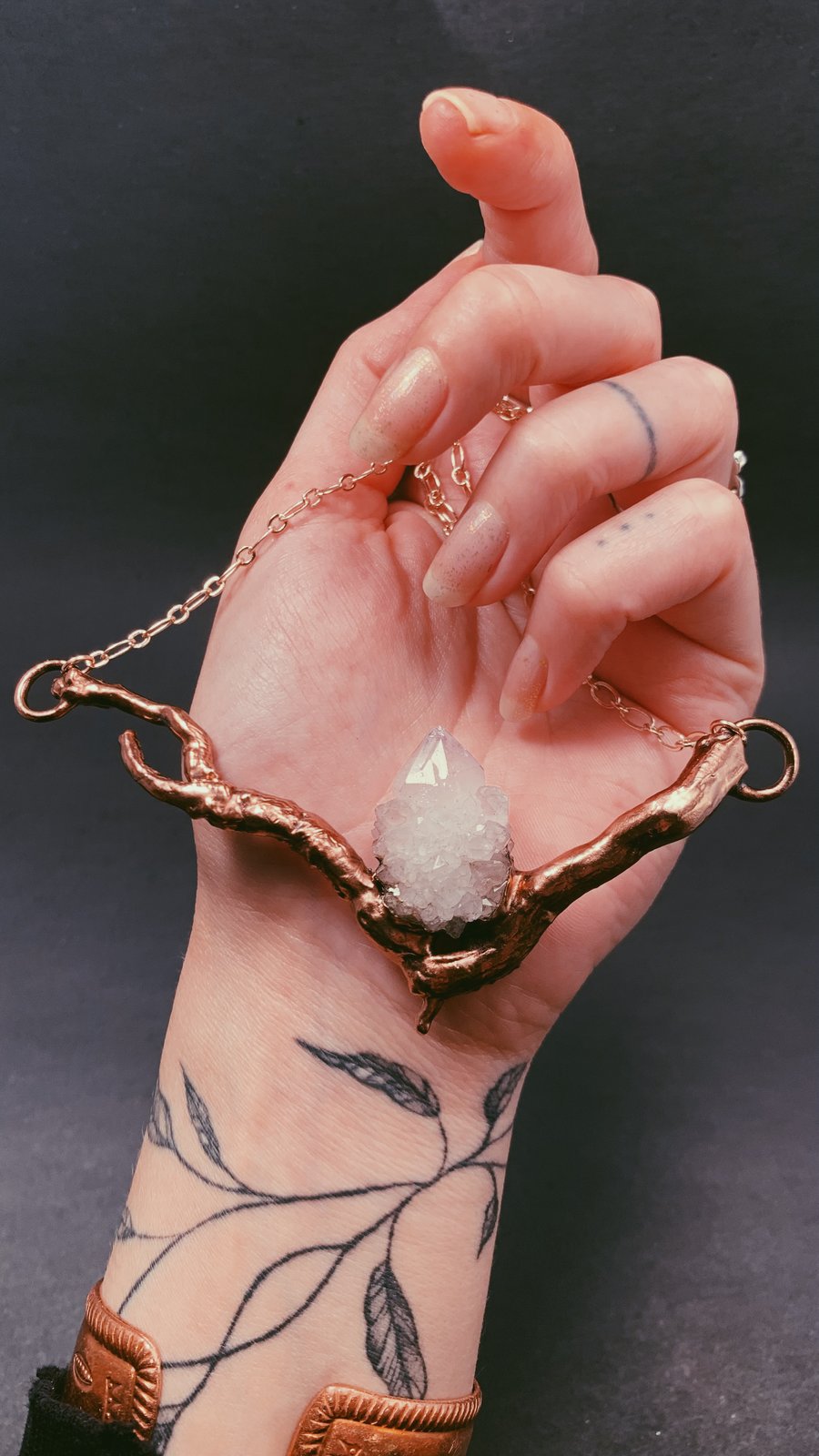 Image of Spirit Amethyst & Tree Root