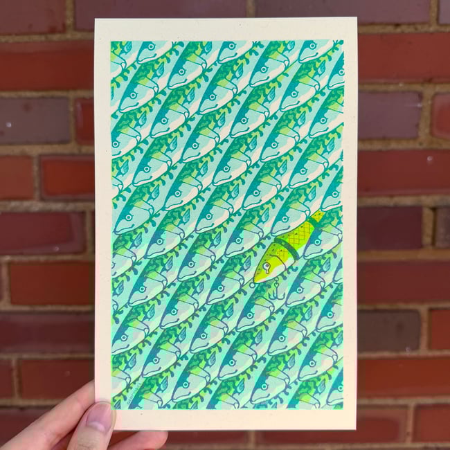 Mackerel Deception (Riso Print)