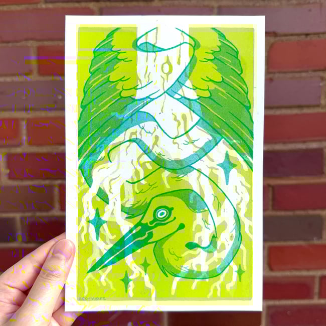 Swamp Guardian (Riso Print)