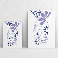 Illustration limitée A5 et A6 - Main dans la main
