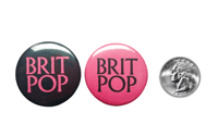 Image 4 of Britpop Robbie Williams 2.25" and 1.5" Inch Button Bundle 