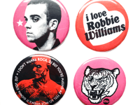 Image 2 of Robbie Williams 2.25" Inch Button Bundle