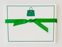 Kelly Green Bag Notecards