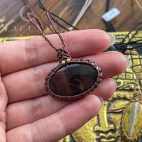 Red Tigers Eye pendant 