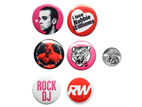 Image 2 of Robbie Williams 1.5" Inch Button Bundle