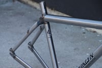 Image 2 of Brooklyn Machine Works, V4 Gangsta Track 2024 Frameset - Raw, Small