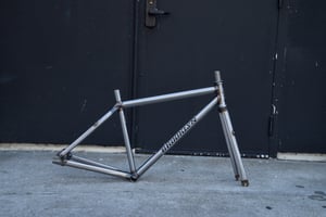 Image of Brooklyn Machine Works, V4 Gangsta Track Frameset 2024, Raw
