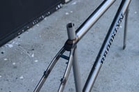 Image 3 of Brooklyn Machine Works, V4 Gangsta Track 2024 Frameset - Raw, Small