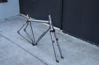 Image 4 of Brooklyn Machine Works, V4 Gangsta Track 2024 Frameset - Raw, Small