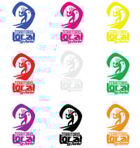 Image 2 of Territorio Local la pared 4” to 6”  Decal Vinyl Stiker