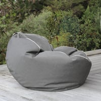 Image 1 of Classic Charcoal Tweed Outdoor Bean Bag