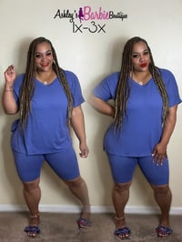 BluePurplish Short Set (1x-3x)