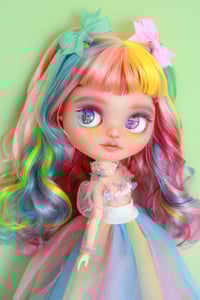 Image 3 of Custom Special Edition Anniversary Blythe Doll "Skye"