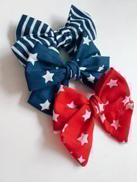 Image 3 of Patriotic Bow SET | quick ship