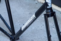 Image 2 of Brooklyn Machine Works V4 Gangsta Track 2024 Frameset - Black, Medium