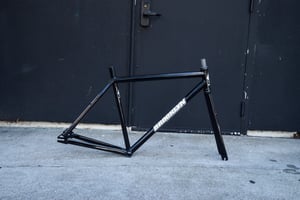 Image of Brooklyn Machine Works V4 Gangsta Track Frameset 2024 - Black