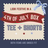 Image 1 of 4th of July Box | Tee + shorts