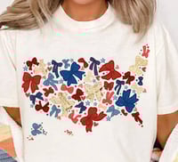 Image 1 of Bow Map Tee | Adult edition