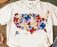 Image 2 of Bow Map Tee | Adult edition