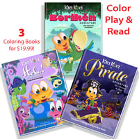 Image 1 of Set of 3 Coloring Books