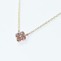 Image 2 of Pink Clover Necklace