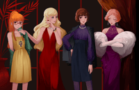 11x17  Persona 5 Ballroom Heist Girls