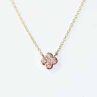 Image 1 of Pink Clover Necklace