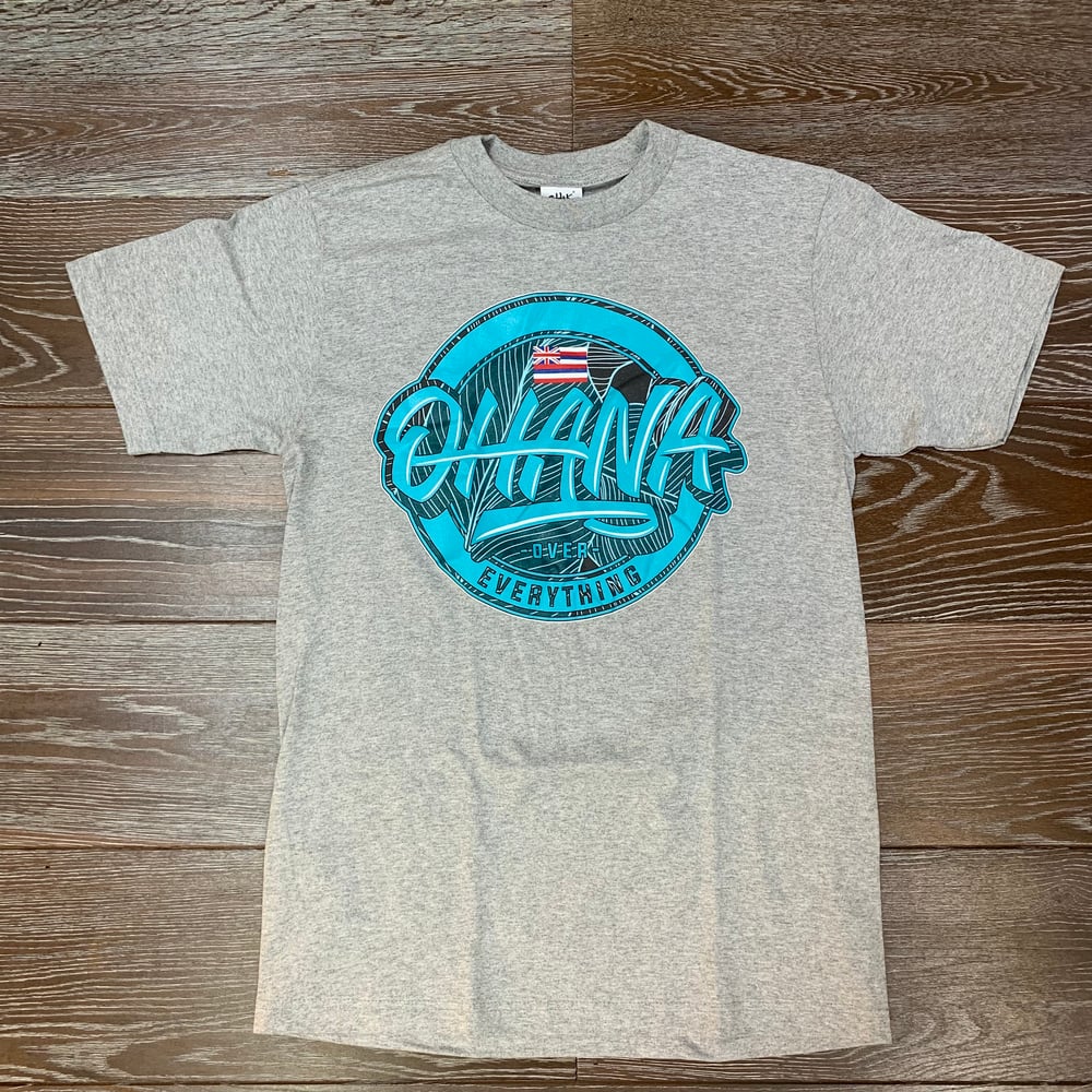 Image of OOE Ti Leaf Gray Men's T-shirt 