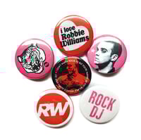 Image 1 of Robbie Williams 1.5" Inch Button Bundle